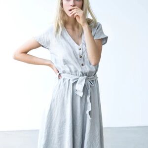 Not Perfect Linen Sydney dress